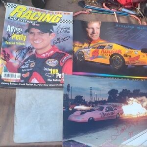 Racing Memorabilia Collection with Autographs